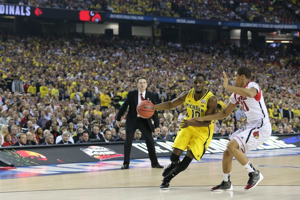Tim Hardaway Jr. playing for Michigan, 2012-13