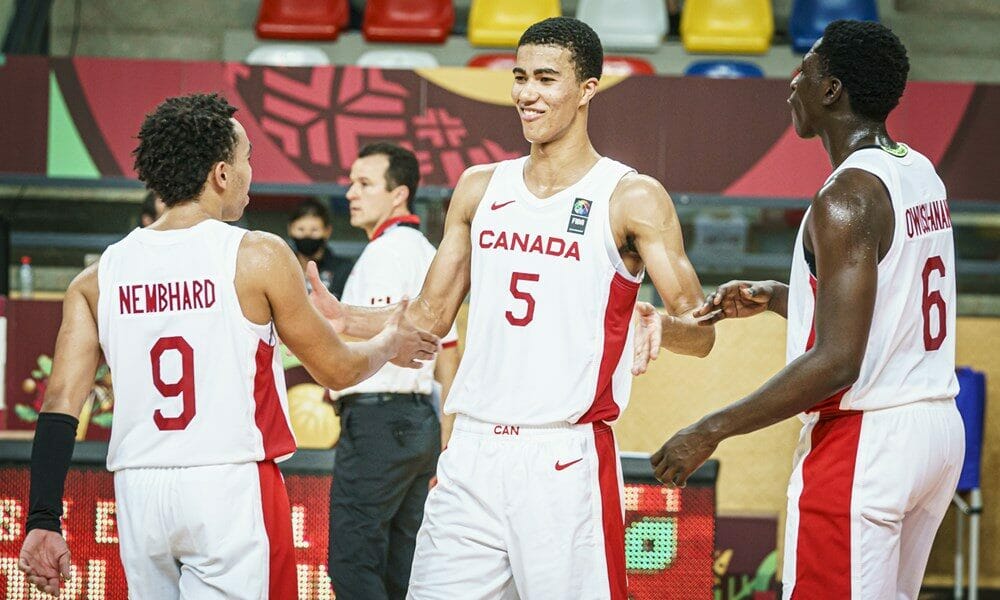 Highlights: Caleb Houstan vs. Lithuania in U19 World Cup | UM Hoops.com