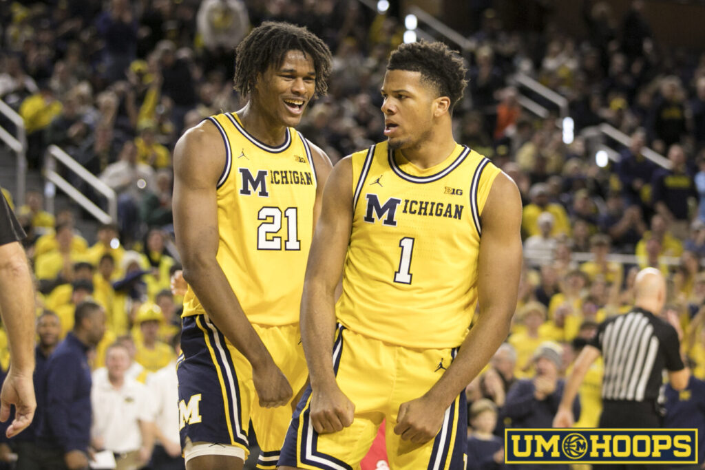 Five Takeaways From Michigan S Rivalry Win Over Ohio State UM Hoops Com Michigan 74 Ohio State 62 19 1024x683 